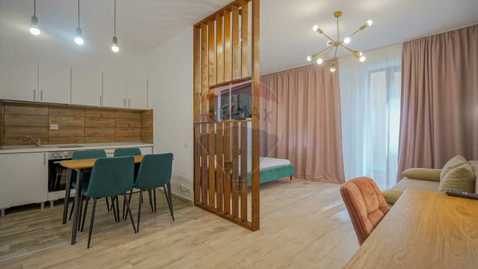 GARSONIERA 35 MP CU GRADINA MOBILATA COMPLET | DRUMUL POIENII SEASONS