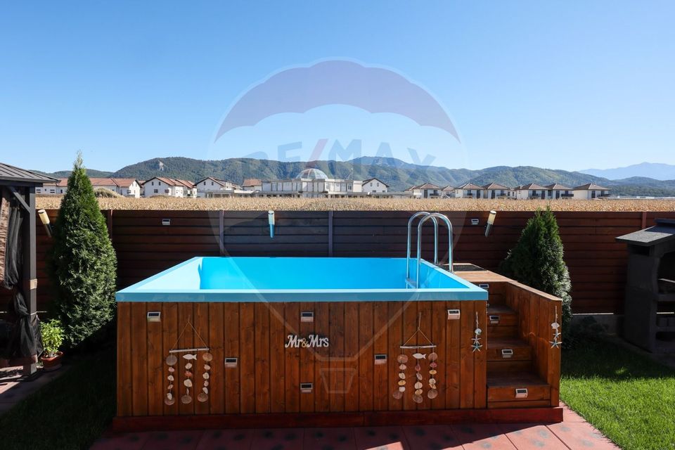Vila mobilata modern, piscina, zona de interes Ghimbav!