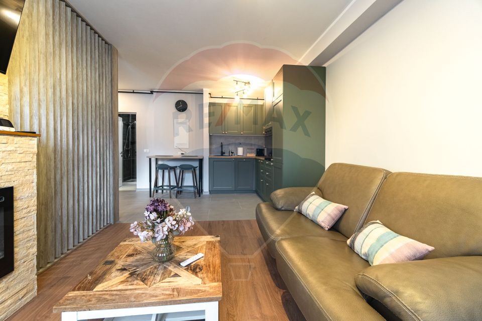 Studio de închiriat | 41,5 mp utili | Mobilat lux