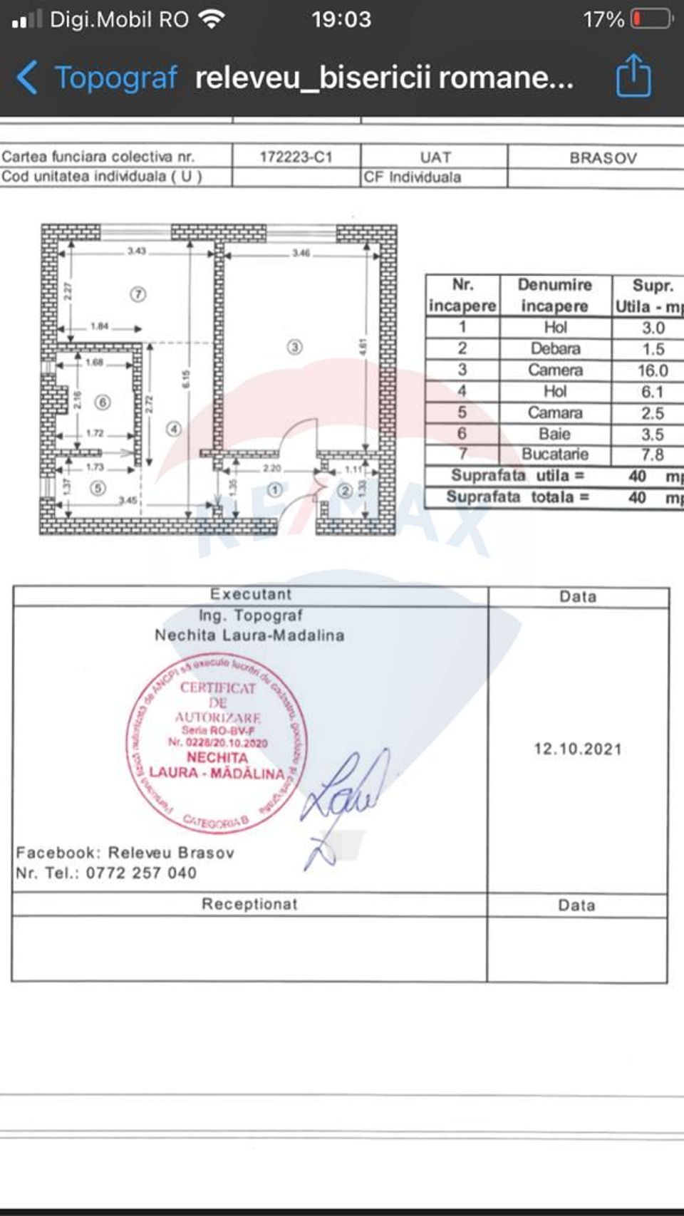REZERVAT!Garsonieră decomandată langa Universitatea Dimitrie Cantemir