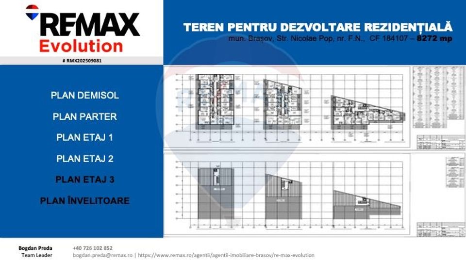 Teren pentru Dezvoltare Rezidențială – COMISION 0%