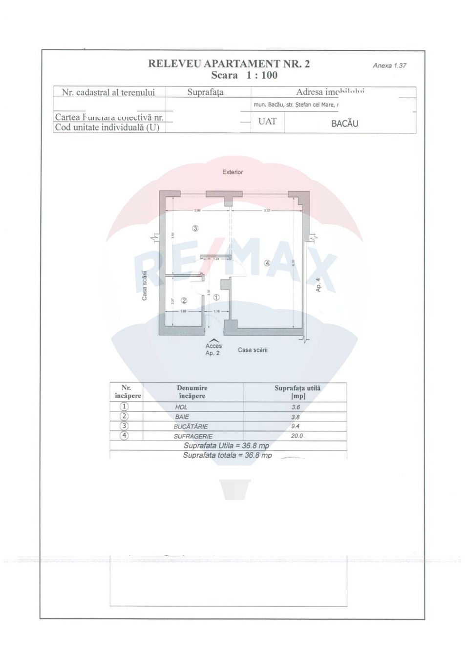 1 room Apartment for rent, Stefan cel Mare area