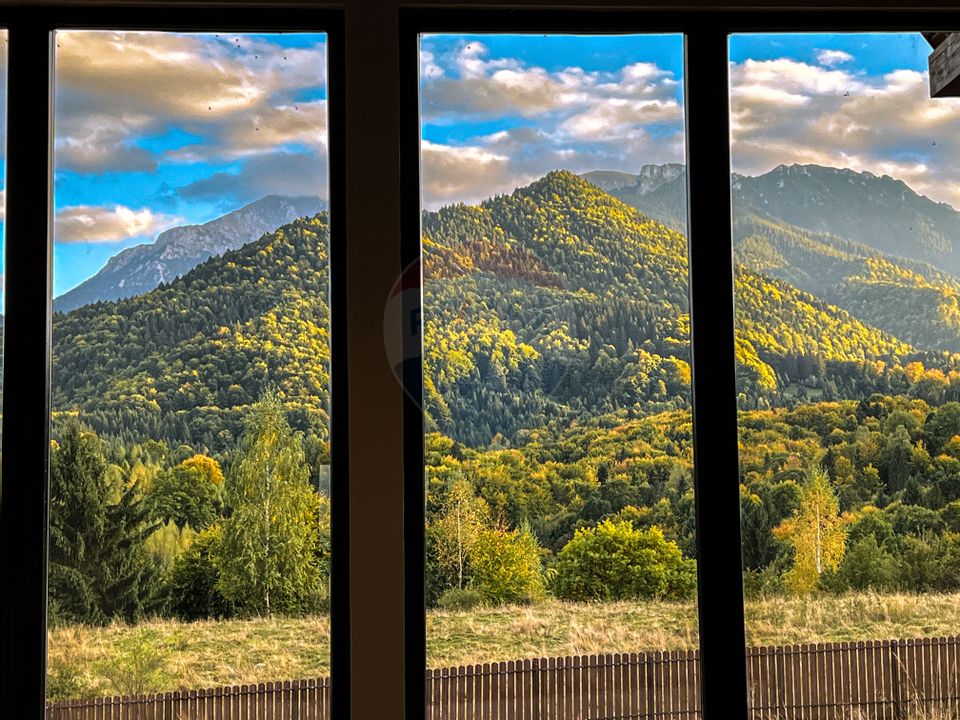 Vilă superba A-Frame cu vedere panoramică catre Varful Omu si Bucegi