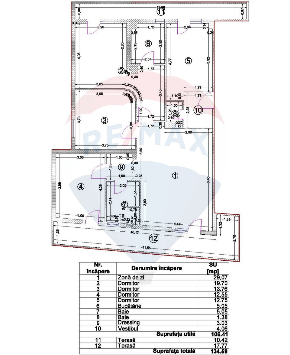 Apartament cu 4 camere de vanzare in zona Damaroaia - Petrom City