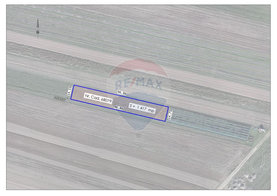 De Vânzare teren intravilan – 1417 mp, Cihei