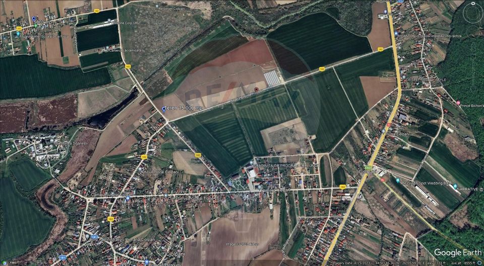 Teren intravilan Ciolpani Piscu 5000 mp stradal destinatii variate
