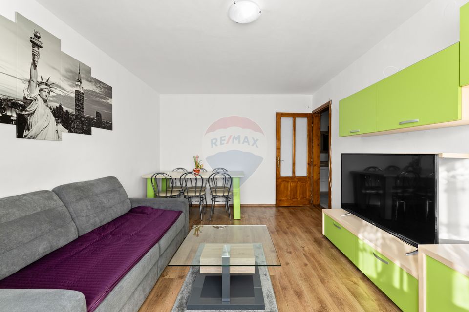 Apartament 3 camere  zona Alfa – etaj 1, două băi și două balcoane