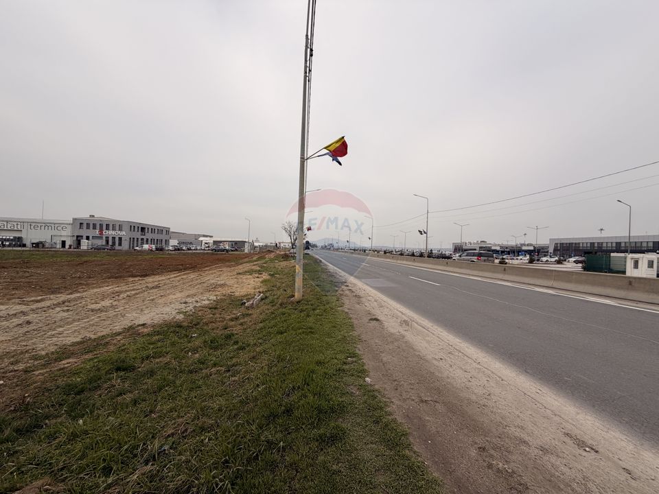 Teren 7,868mp, Aeroportul Oradea / DN E71/viitorul sens giratoriu