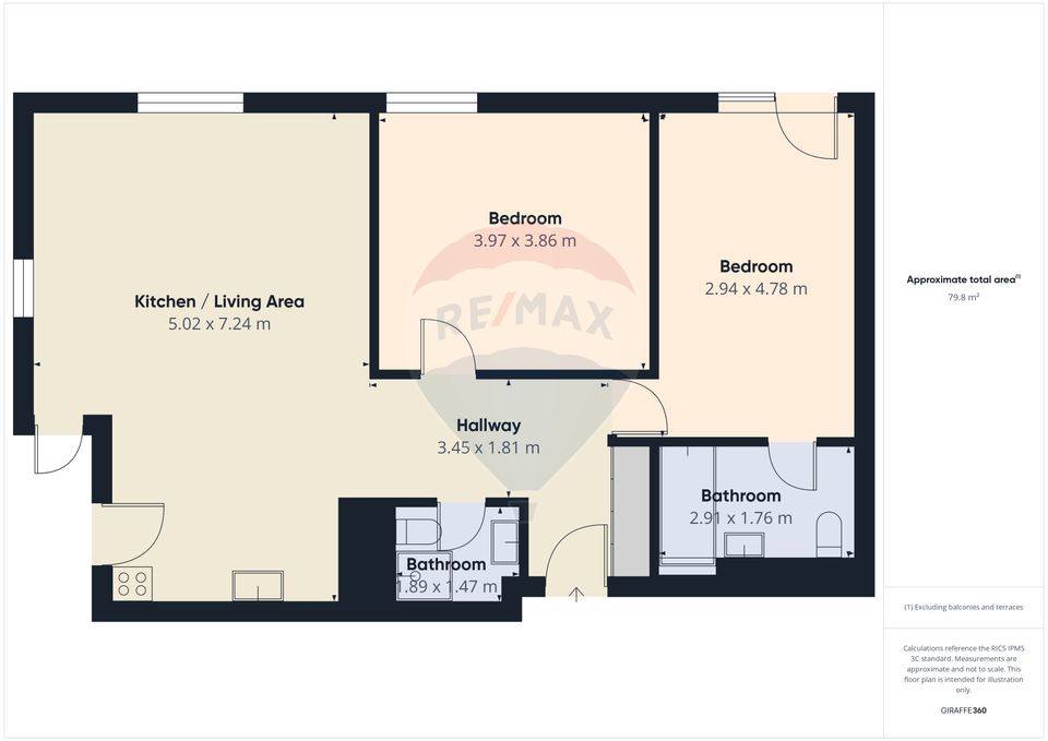 3 room Apartment for sale, Mihai Bravu area