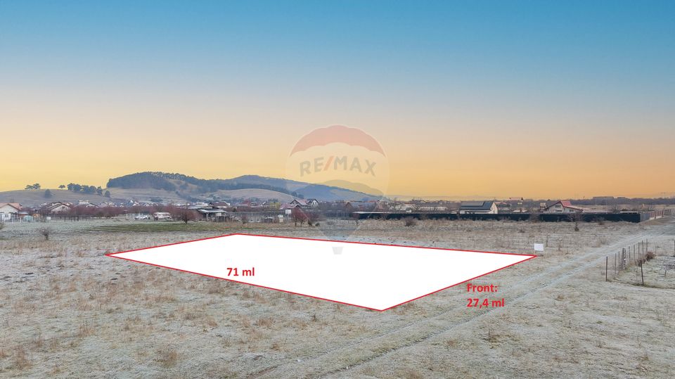 Comision 0 %! Teren 1,952mp Sanpetru, Strada Paraului!