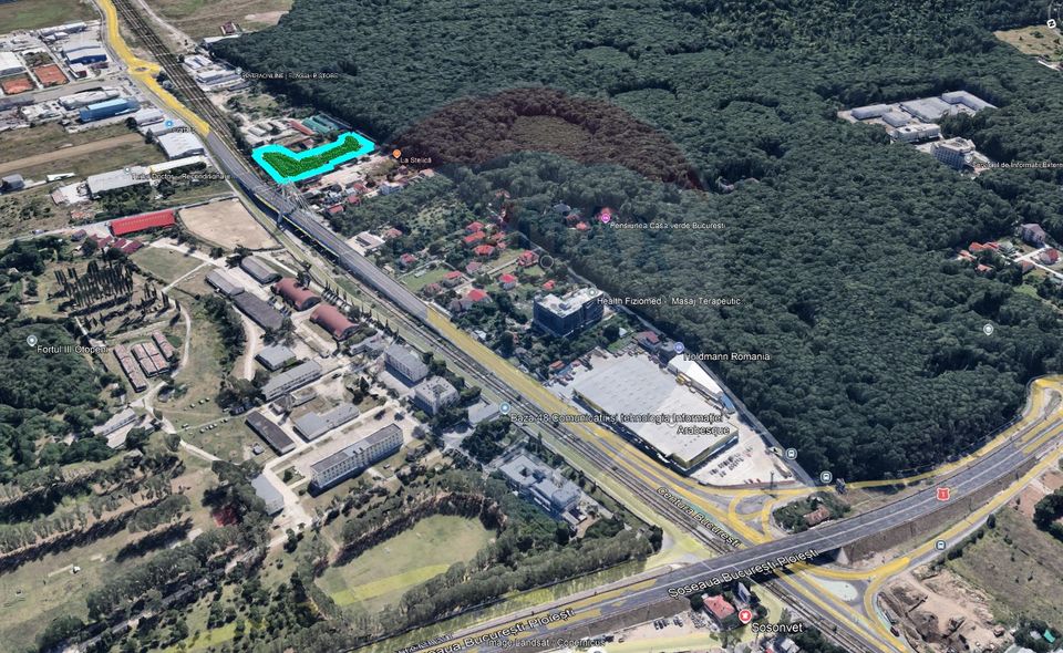 Metal halls 2180 sqm + land 9,700 sqm – Teișani Alley, DN1 access