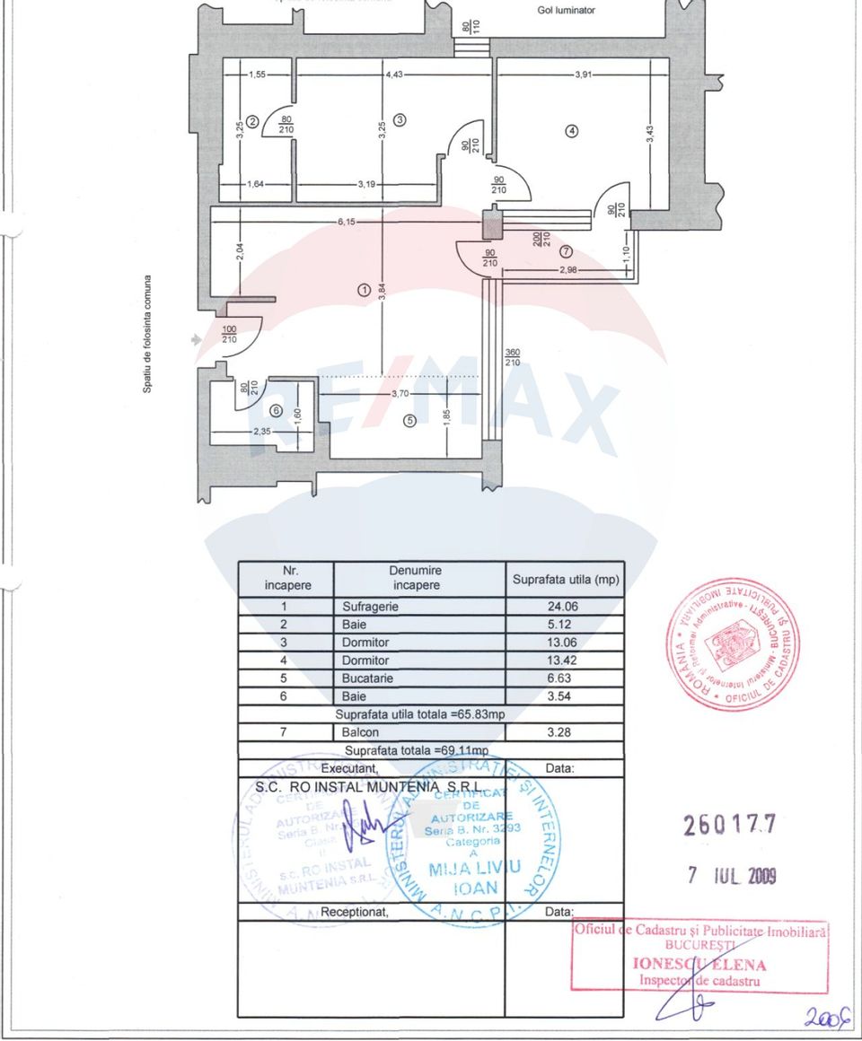 3 room Apartment for sale, Titan area