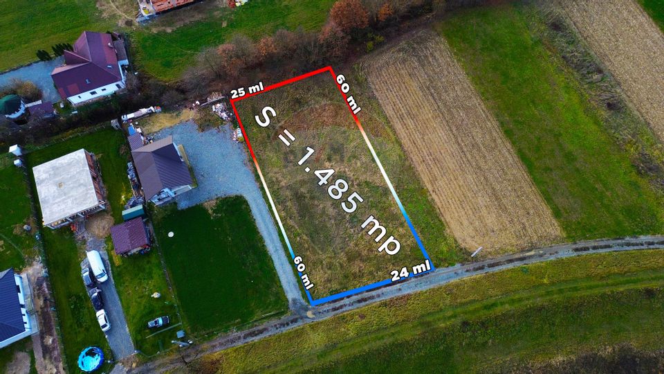 Teren intravilan de vanzare in Catalina langa Han