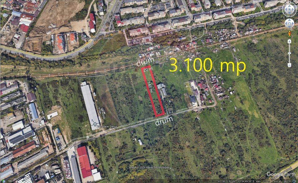 Land 3,100sqm Baia Mare / Bulevardul Unirii