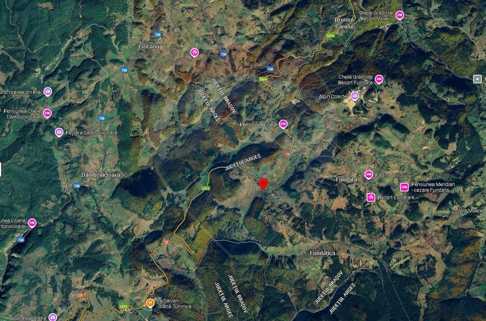 Teren la inaltime, 1034mp, Fundata- cea mai inalta localitate din tara