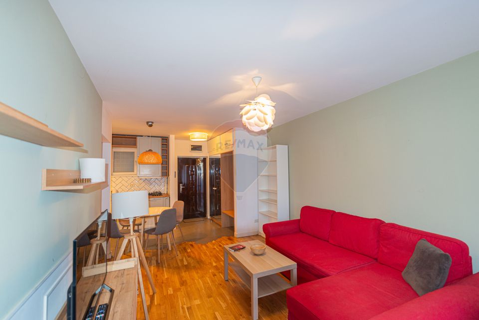 Apartament de închiriat, 43mp, balcon, Gara de nord