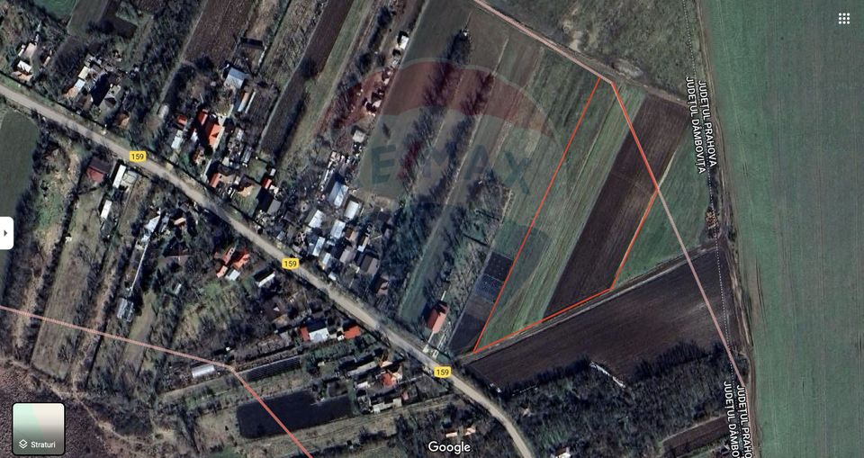 Sale of land in Butimanu / Barbuceanu village, Dambovita county