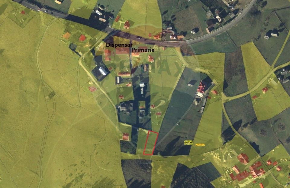 Teren la inaltime, 1034mp, Fundata- cea mai inalta localitate din tara