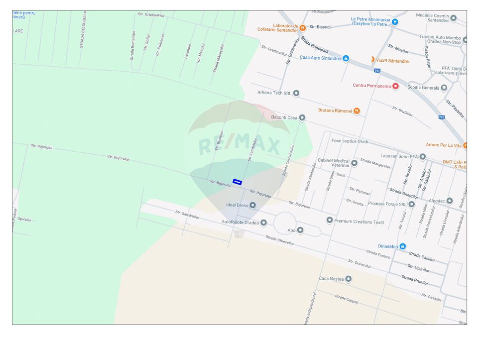 De vânzare Teren intravavilan 447mp Sânmartin