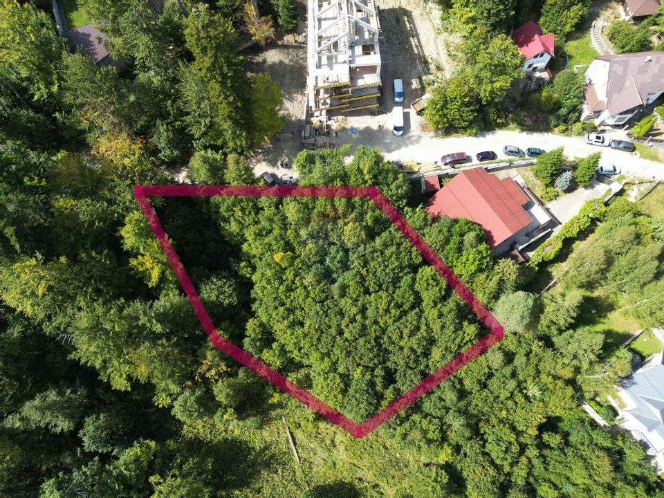 Teren intravilan 2,244mp Sinaia | Strada Soimului | Vedere Panoramica