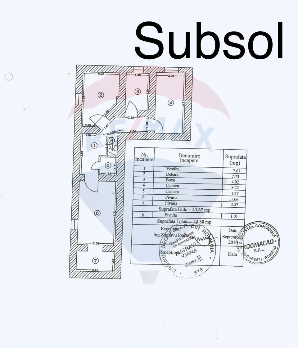 Casă interbelică de închiriat – Str. Barbu Văcărescu nr. 33