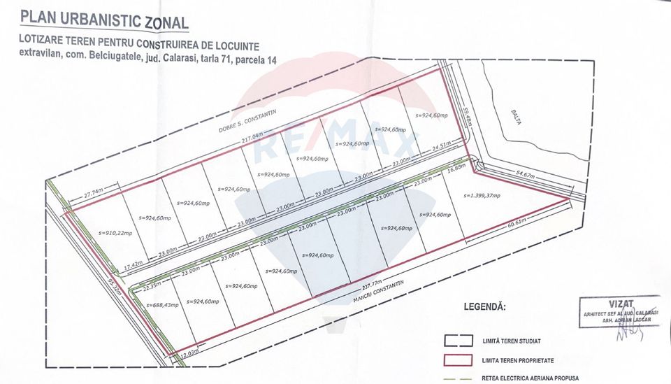 Land 19,720sqm Belciugatele / Strada Tarla 71 Parcela 14