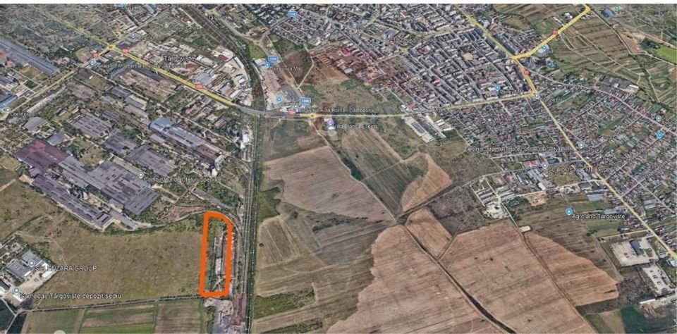Teren intravilan industrial de vanzare COS Targoviste Investitie