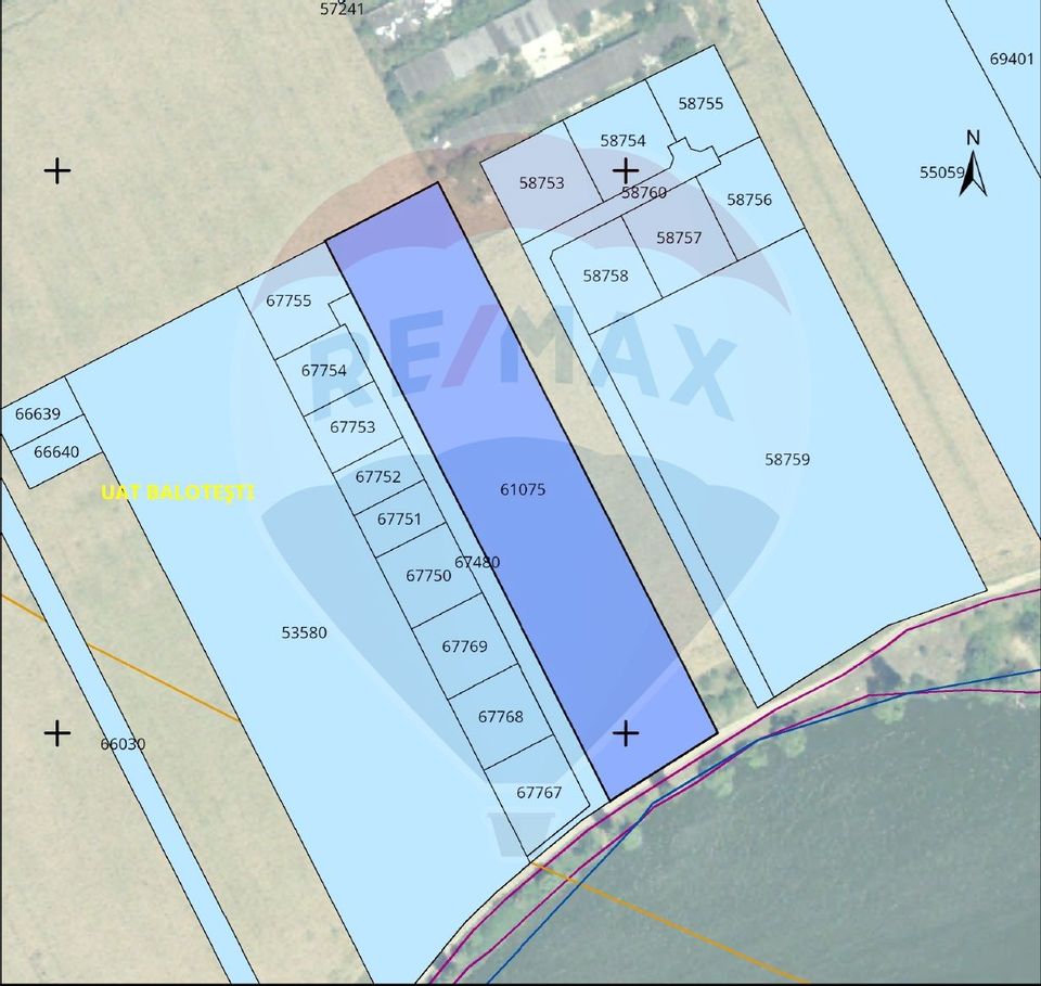 Land 9,905sqm Balotesti / Strada Trei lacuri