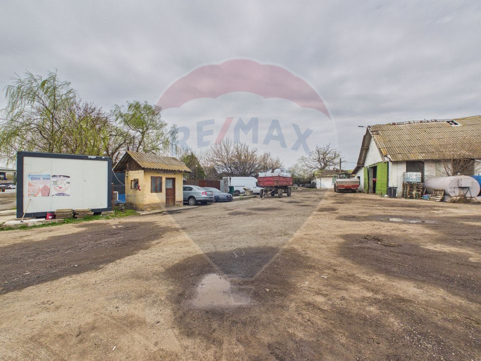 Industrial space for sale 7950sqm Lehliu Railway Station access DN3+A2