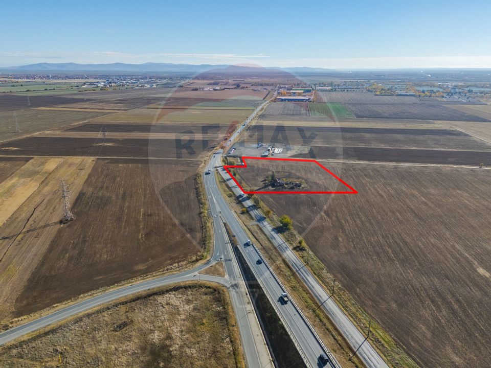 Teren intravilan 13.482 mp pe Centura Nord Arad, front 188 m