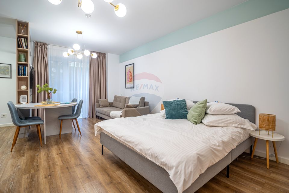 Studio cu terasă și vedere către munți – Green Future Sinaia