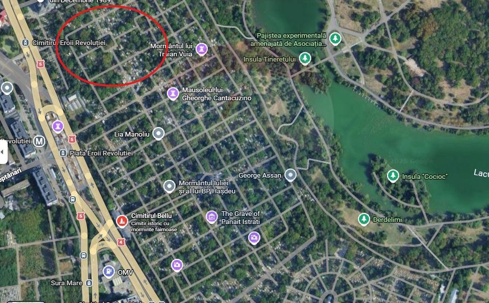 Loc de veci cu 6 locuri in cimitirul Bellu Aleea artistilor