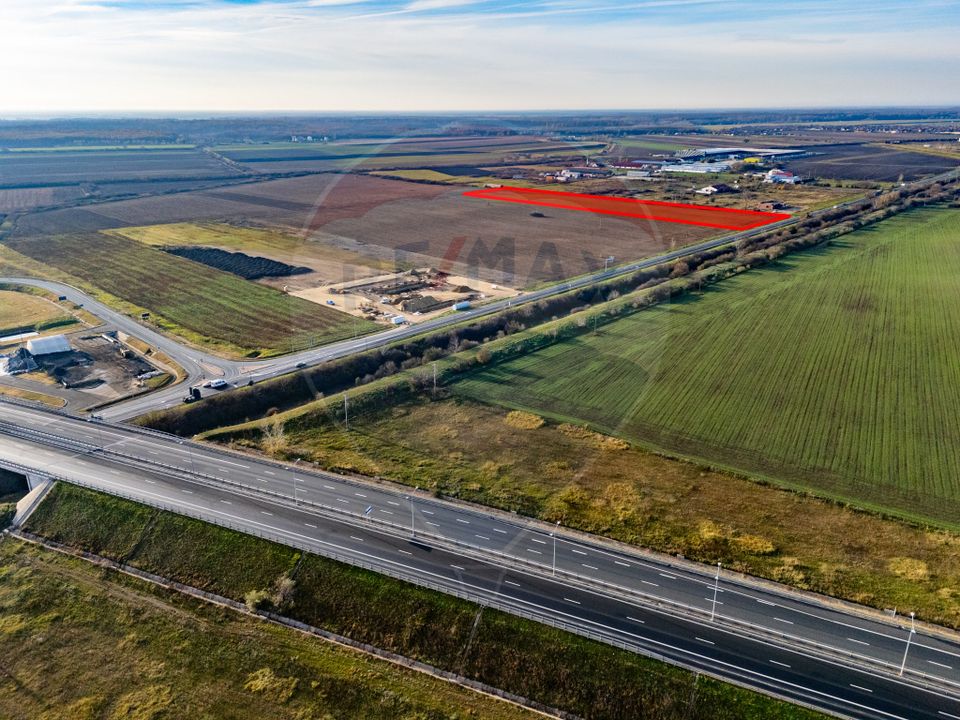 Teren 29220 mp Pecica,DN7, langa autostrada- Ideal pentru afaceri