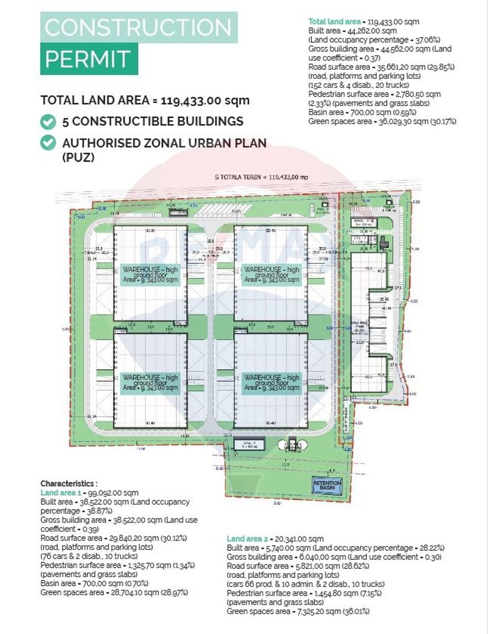 Teren cu PUZ aprobat –  Destinație logistică, industrială și servicii