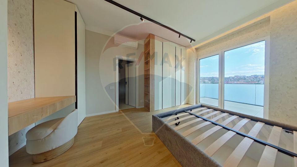 Penthouse confort lux pe 2 nivele, 2 terase panoramice, 4 cam 120mp.