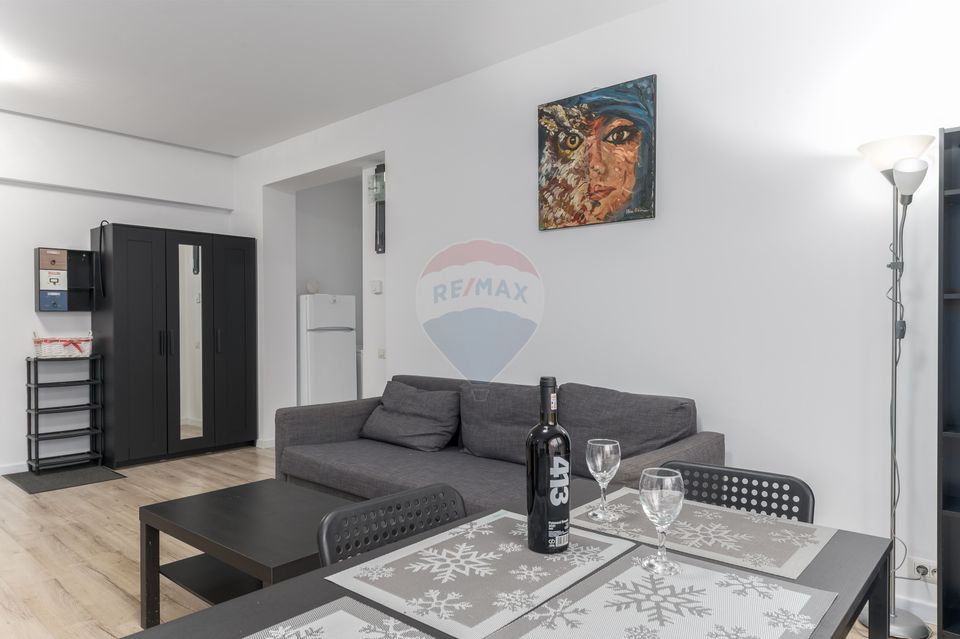 2 camere Città Nusco, Mobilat, utilat, terasă+balcon, centrală proprie