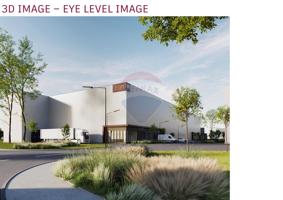 Teren logistic, PUZ aprobat, 7,63 ha, platforme + hale 23.396 mp. A0