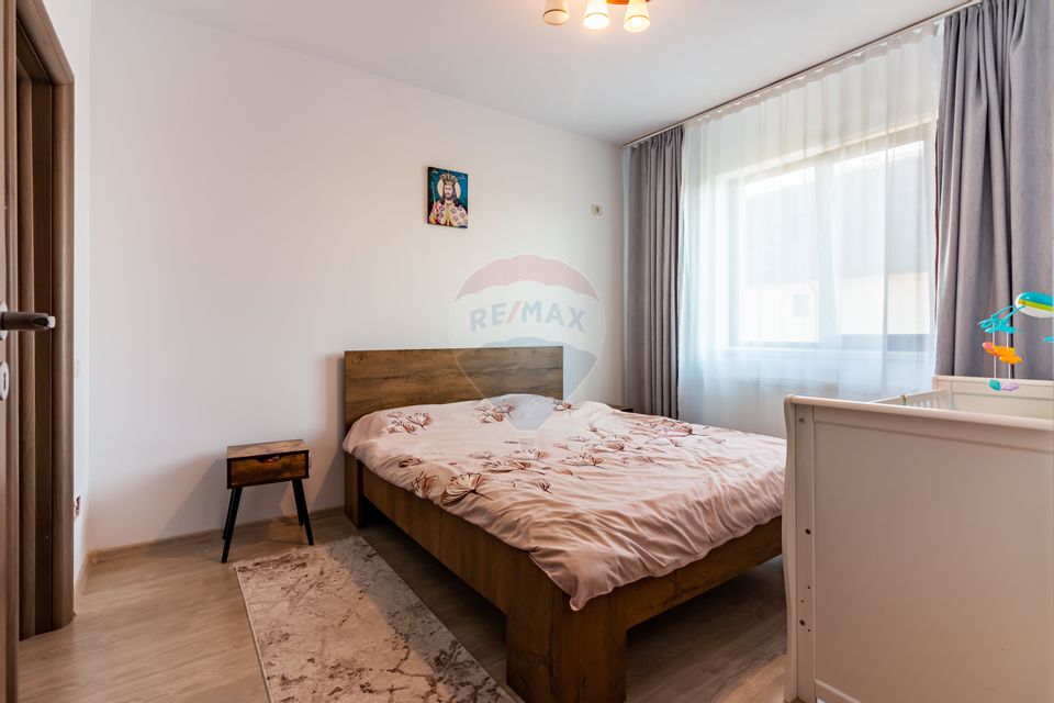For sale apartment 3 rooms, furnished, Dobroesti, 1km Fundeni Road
