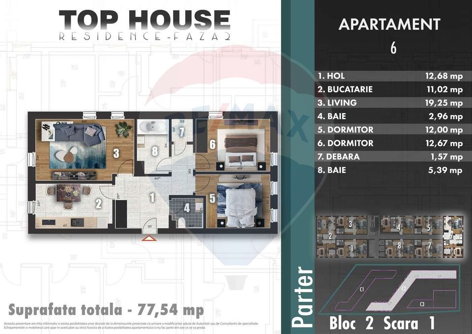 Apartament nou cu 3 camere de vânzare /  Metalurgiei | Berceni