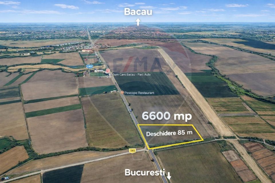 Land 6,600sqm Faraoani / Strada DN 85