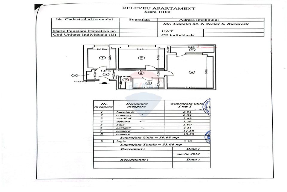 2 room apartment, for sale, lujerului, block under rehabilitation