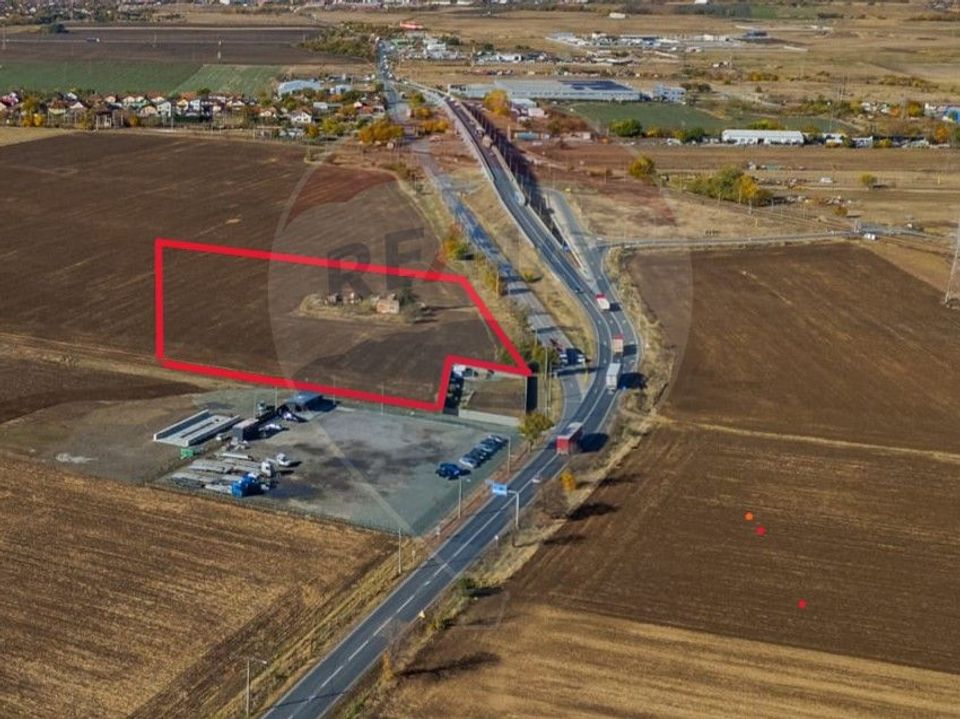 Teren intravilan 13.482 mp pe Centura Nord Arad, front 188 m