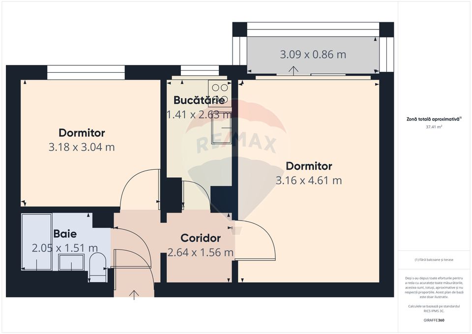 2 room Apartment for sale, Lacul Tei area