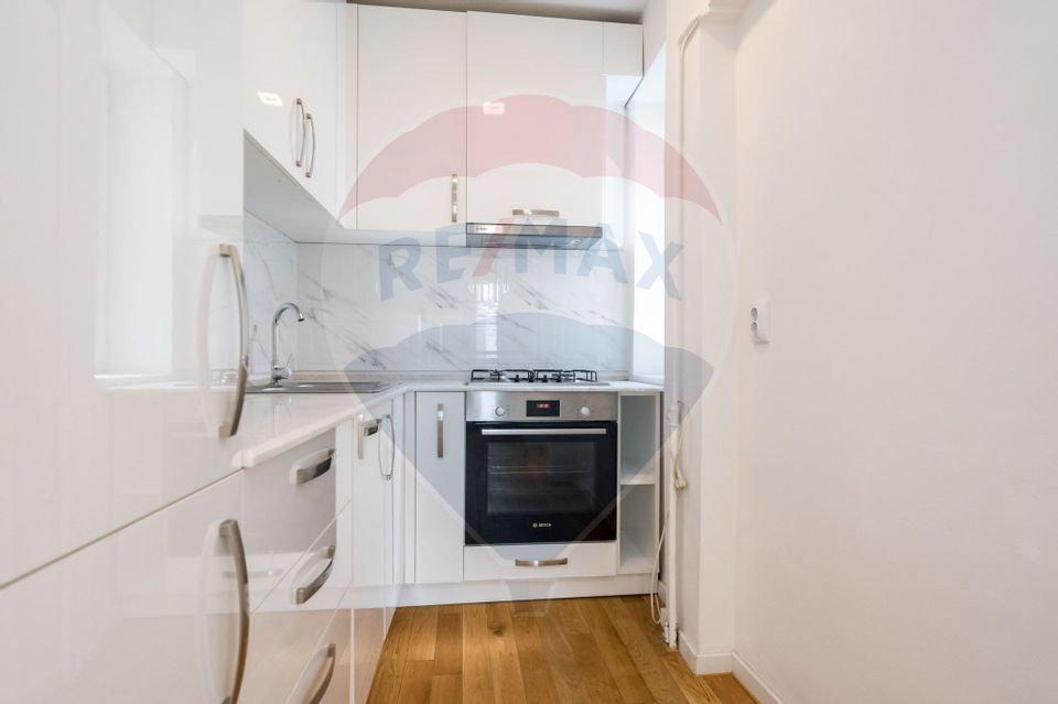 Apartament Calea Victoriei renovat mobilat, utilat partial bloc solid