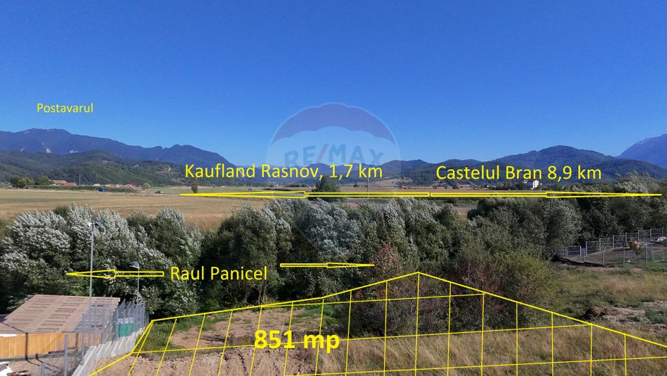 851 mp, Pârâu in spate - Brașov | Centrul echitație și Complex Pănicel