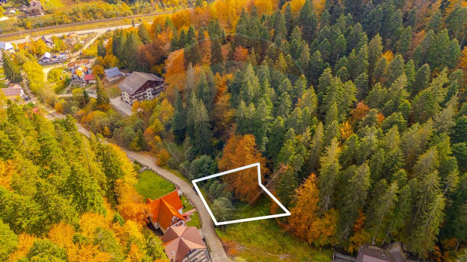 Comision 0 | Teren intravilan de vânzare – Predeal, Brașov 908 mp