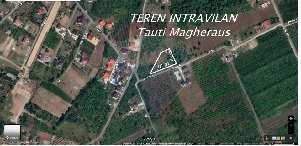 Teren 1,585mp Tautii-Magheraus / Strada 6