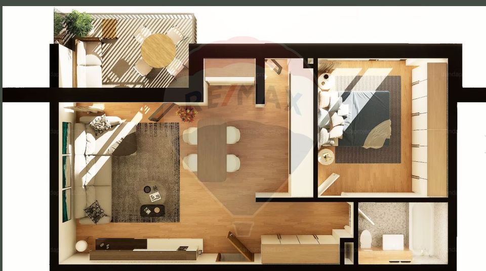 Apartament 2 camere, Între Lacuri