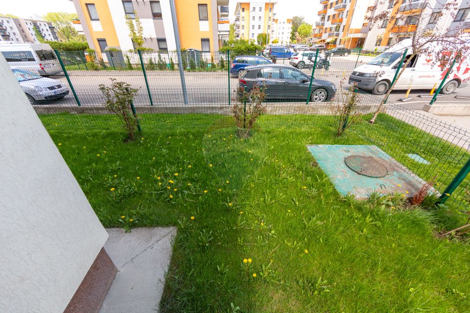 Apartament cu 3 camere, grădină proprie și parcare – Casa Nobel