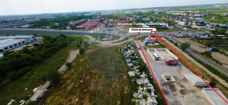 Industrial space for sale 90000sqm concrete plant Domnesti